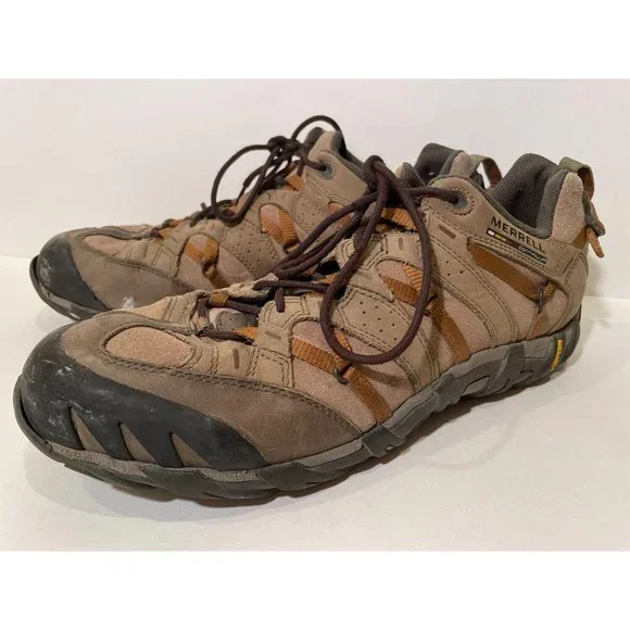 Merrell Continuum Men\'s Trail Hiking Shoes Walnut Brown Lace-Up Low Top Size 12 Continuum Merrell | eBay main image 3